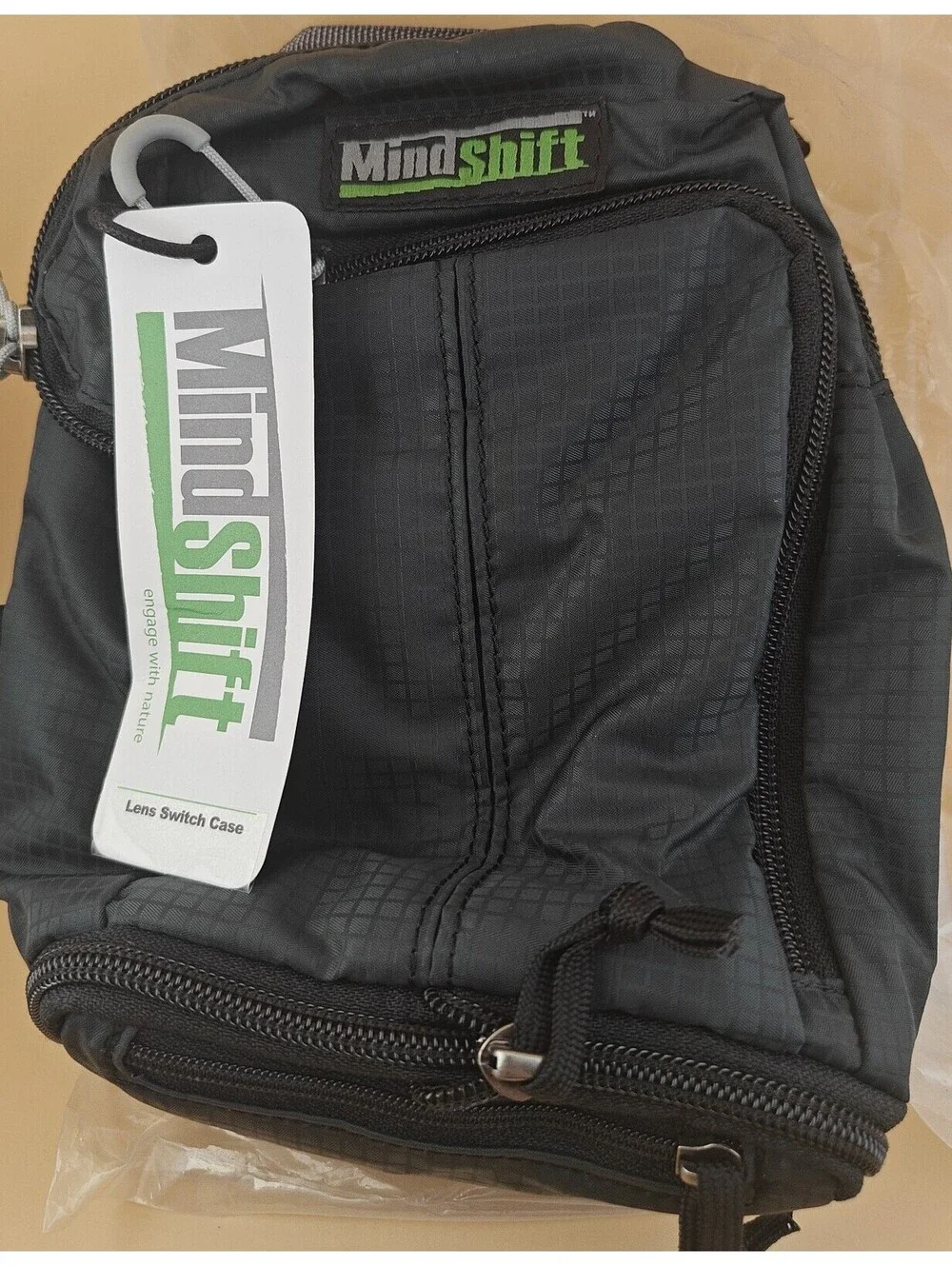 MindShift Gear Lens Switch Case Green Camera Lens Pouch With Rain Cover